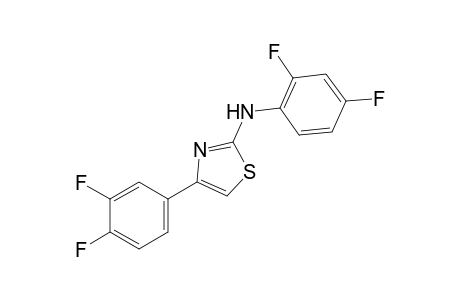 2-(2,4-difluoroanilino)-4-(3,4-difluorophenyl)thiazole