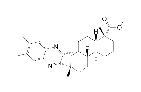 METHYL-(+)-ENT-BEYERAN-19-OATE-[15,16-B]-6',7'-DIMETHYLQUINOXALINE