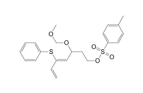 4,6-Heptadien-1-ol, 3-(methoxymethoxy)-5-(phenylthio)-, 4-methylbenzenesulfonate, (Z)-(.+-.)-