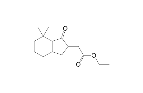 (7,7-Dimethyl-1-oxo-2,3,4,5,6,7-hexahydro-1H-inden-2-yl)acetic acid, ethyl ester