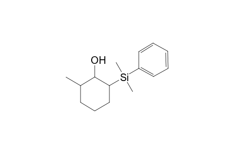 (1RS,2RS,6SR)1-Dimethyl(phenyl)silyl-6-methylcyclohexanol