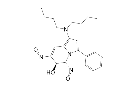 (5RS,6SR)-1-(dibutylamino)-5,7-dinitroso-3-phenyl-5,6-dihydroindolizin-6-ol