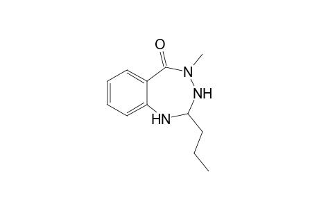2-n-Propyl-4-methyl-1,2,3,4-tetrahydro-1,3,4-benzotriazepin-5H-one