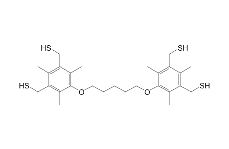 [2,4,6-trimethyl-3-(sulfanylmethyl)-5-[5-[2,4,6-trimethyl-3,5-bis(sulfanylmethyl)phenoxy]pentoxy]phenyl]methanethiol
