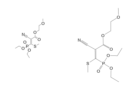 METHOXYETHYL-2-CYANO-3-METHYLTHIO-3-(DIETHOXYPHOSPHONYL)-ACRYLATE