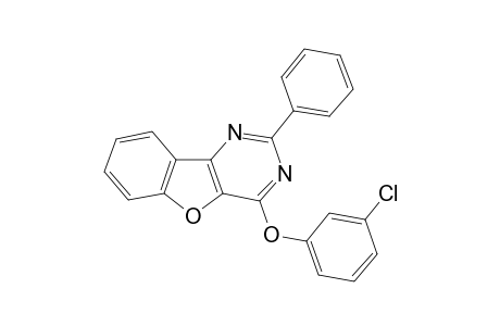 4-(3-Chlorophenoxy)-2-phenyl[1]benzofuro[3,2-d]pyrimidine