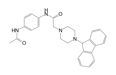 1-piperazineacetamide, N-[4-(acetylamino)phenyl]-4-(9H-fluoren-9-yl)-