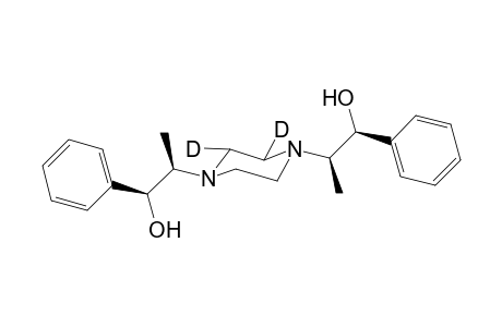 (1'R,2'S,2R,3R)-1,4-Bis[(2'-hydroxy-1'-methyl-2'-phenyl)ethyl]-2,3-D2-piperazine