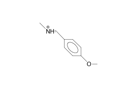 N-Methyl-(4-methoxy-benzyliden)-iminium cation