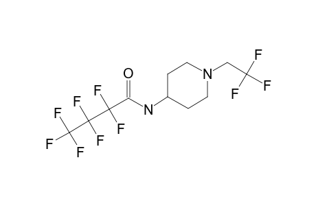 1-(2,2,2-Trifluoroethyl)-4-piperidinamine, N-heptafluorobutyryl-