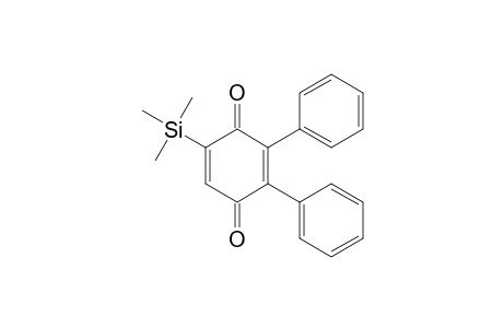 6-Trimethylsilylmethyl-2.3-diphenylcyclohexadien-1,4-dione