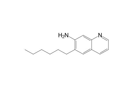 7-Amino-6-hexylquinoline