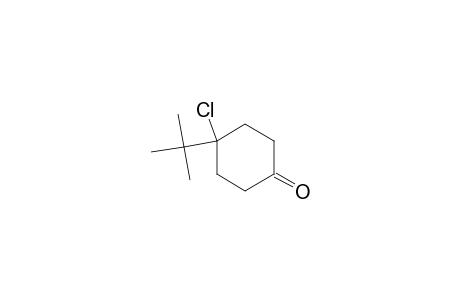 Cyclohexanone, 4-chloro-4-(1,1-dimethylethyl)-