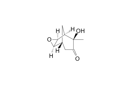 (1R*,2R*,4S*,5R*,6R*)-6-Hydroxy-6-methyl-3-oxatricyclo[3.3.1.0(2,4)]nonan-7-one