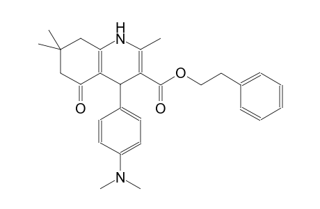 3-quinolinecarboxylic acid, 4-[4-(dimethylamino)phenyl]-1,4,5,6,7,8-hexahydro-2,7,7-trimethyl-5-oxo-, 2-phenylethyl ester