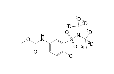 2-Chloro-5-(methoxycarbonyl)amino-N,N-(hexadeuterio)dimethylbenzene sulfonamide