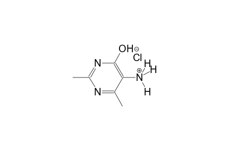5-pyrimidinaminium, 4-hydroxy-2,6-dimethyl-, chloride