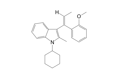 1-Cyclohexyl-3-(1-(2-methoxyphenyl)-1-propen-1-yl)-2-methyl-1H-indole II