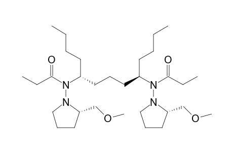 (1R,5R,2'S,2''S)-(-)-N-{1-Butyl-5-[(2-methoxymethylpyrrolidine-1-yl)propionylamino]nonyl}-N-(2-methoxymethylpyrrolidin-1-yl)propionylamide