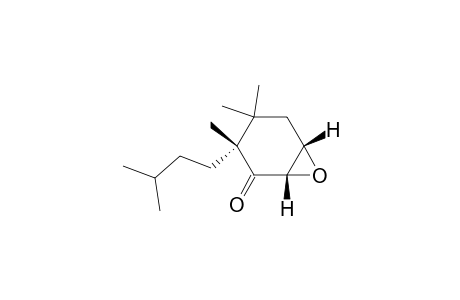 (2R*,5S*,6S*)-5,6-Epoxy-2,3,3-trimethyl-2-(3'-methyl-1'-butyl)cyclohexanone