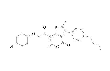 ethyl 2-{[(4-bromophenoxy)acetyl]amino}-4-(4-butylphenyl)-5-methyl-3-thiophenecarboxylate