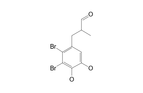 (+/-)-2-Methyl-3-(2,3-dibromo-4,5-dihydroxyphenyl)propylaldehyde