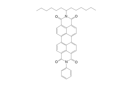N-(1-Hexylheptyl)-N'-(phenyl)perylene-3,4:9,10-bis(dicarboximide)