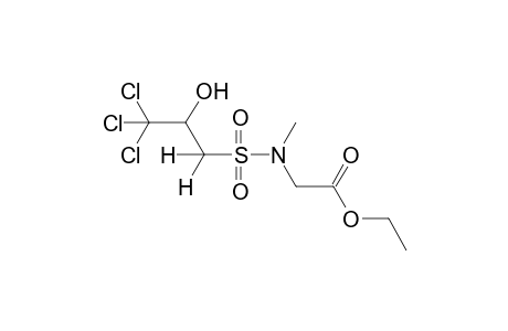 DL-N-[(2-hydroxy-3,3,3-trichloropropyl)sulfonyl]-N-methylglycine, ethyl ester