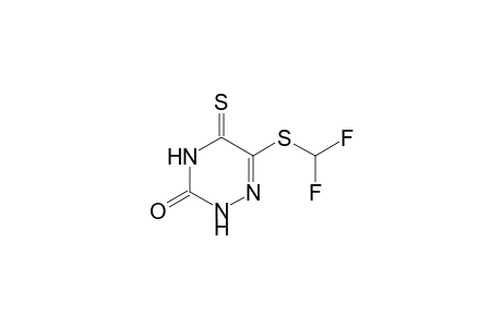 6-Difluoromethylsulfanyl-5-thioxo-4,5-dihydro-2H-[1,2,4]triazin-3-one