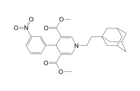 1-[2-(1-adamantyl)ethyl]-4-(3-nitrophenyl)-4H-pyridine-3,5-dicarboxylic acid dimethyl ester