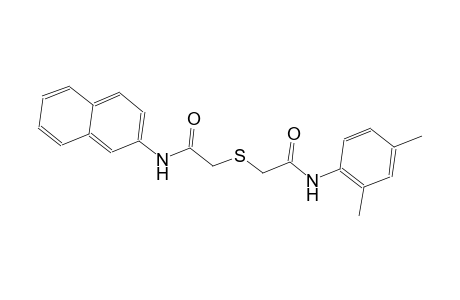 1-{[3-(2,4-dimethylphenyl)-2-oxopropyl]sulfanyl}-3-(naphthalen-2-yl)propan-2-one