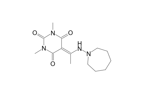 5-[1-(hexahydro-1H-azepin-1-ylamino)ethylidene]-1,3-dimethyl-2,4,6(1H,3H,5H)-pyrimidinetrione