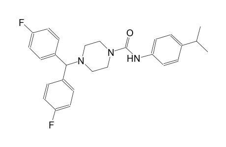 1-piperazinecarboxamide, 4-[bis(4-fluorophenyl)methyl]-N-[4-(1-methylethyl)phenyl]-