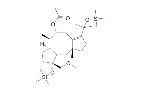 8.alpha.-Acetoxy-16-methoxy-3.alpha.,15-bis(trimethylsilyloxy)fusicocca-1,10(14)diene