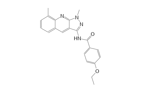 N-(1,8-dimethyl-1H-pyrazolo[3,4-b]quinolin-3-yl)-4-ethoxybenzamide