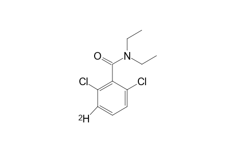 3-Deutero-N,N-diethyl-2,6-dichlorobenzamide