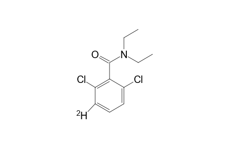 3-Deutero-N,N-diethyl-2,6-dichlorobenzamide