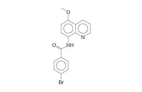4-Bromo-N-(5-methoxy-8-quinolinyl)benzamide