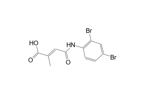 (2E)-4-(2,4-dibromoanilino)-2-methyl-4-oxo-2-butenoic acid