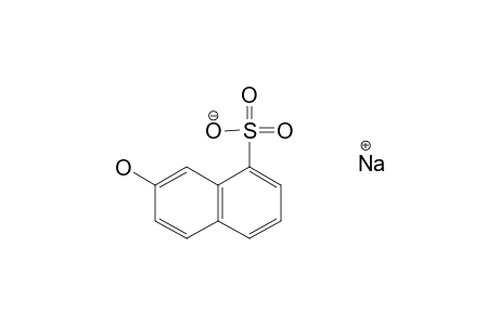 7-HYDROXY-1-NAPHTHALENESULFONIC ACID, MONOSODIUM SALT