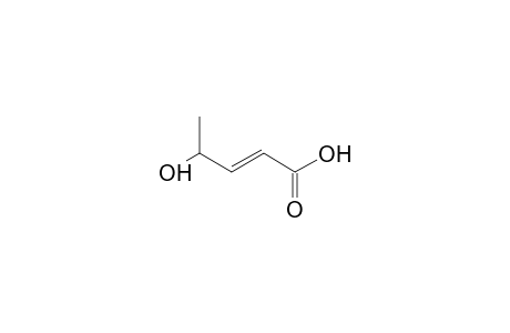 (2E)-4-Hydroxy-2-pentenoic acid