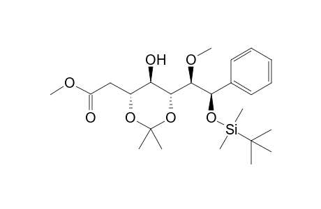 Methyl 2-((4R,5R,6R)-6-{(1R,2R)-2-[(tert-Butyldimethylsilyl)oxy]-1-methoxy-2-phenylethyl}-5-hydroxy-2,2-dimethyl-1,3-dioxan-4-yl)acetate