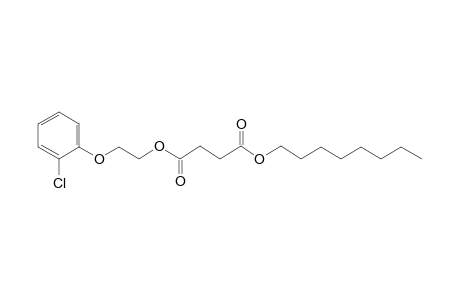 Succinic acid, 2-(2-chlorophenoxy)ethyl octyl ester