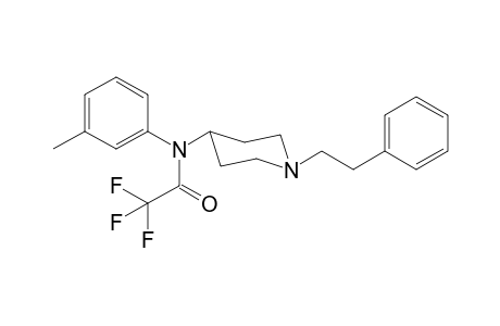 N-(3-Methylphenyl)-1-(2-phenylethyl)piperidin-4-amine TFA