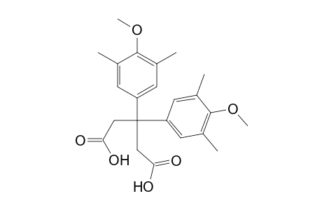 3,3-Bis(4-methoxy-3,5-dimethylphenyl)pentanedioic Acid