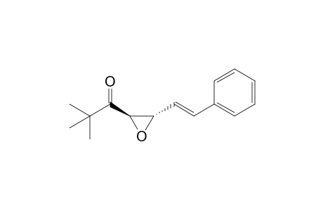 2,2-dimethyl-1-[(2R,3S)-3-[(E)-2-phenylethenyl]-2-oxiranyl]-1-propanone