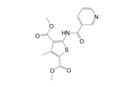 dimethyl 3-methyl-5-[(3-pyridinylcarbonyl)amino]-2,4-thiophenedicarboxylate