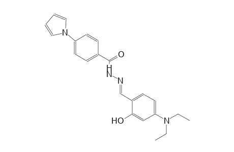 N'-{(E)-[4-(diethylamino)-2-hydroxyphenyl]methylidene}-4-(1H-pyrrol-1-yl)benzohydrazide
