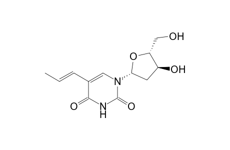 Uridine, 2'-deoxy-5-(1-propenyl)-, (E)-