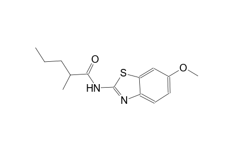 N-(6-methoxy-1,3-benzothiazol-2-yl)-2-methylpentanamide